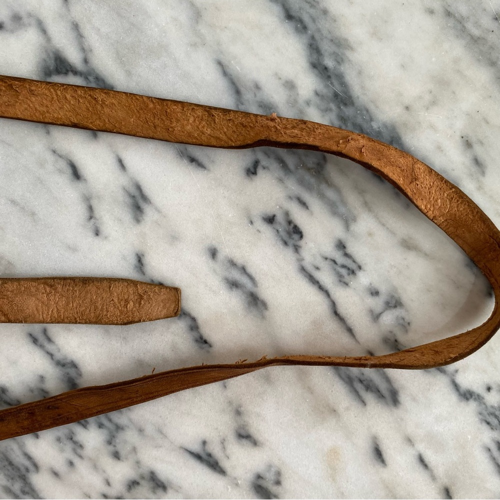 Handcrafted Vintage Brown Leather Saddle Crossbody Bag - Picture 3 of 10